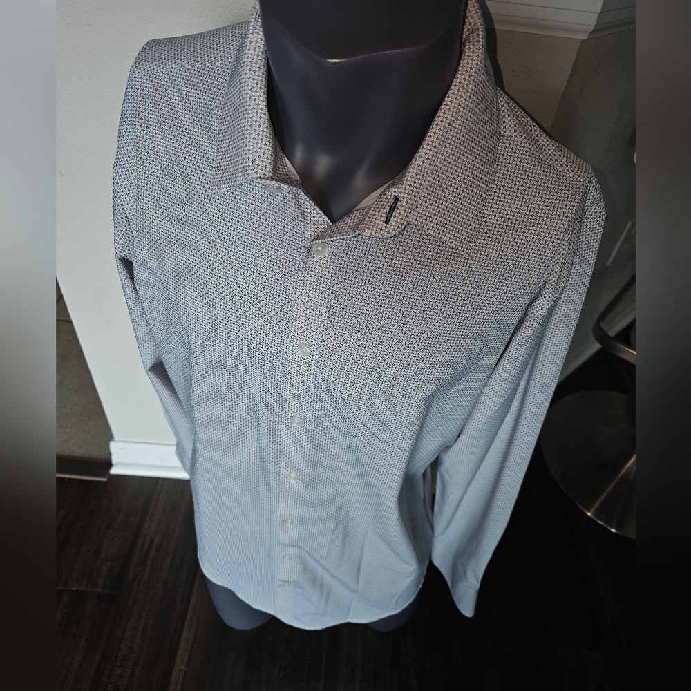 Mizzen+Main Large Anti-wrinkle Long Sleeve Button-down Shirt